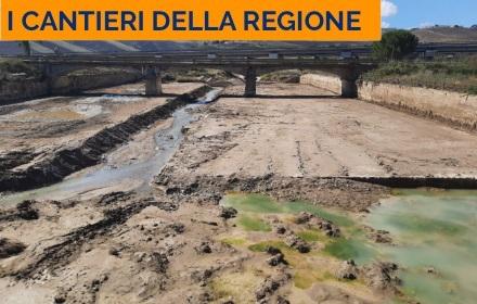Resuttano, opere di manutenzione sul fiume Imera Regione Siciliana